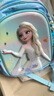 迪士尼（disney）书包小学生女童1-3年级3D压膜高颜值抑菌透气双肩包爱莎公主蓝色 实拍图