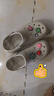 卡骆驰crocs檀健次同款经典泡芙洞洞鞋百舒适男沙滩鞋女鞋休闲鞋|207521 骨白色-2Y2(含智必星) 37 (230mm) 38 实拍图