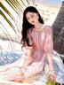香影温柔风粉色连衣裙女2025夏季新款超好看五分袖海边度假沙滩裙 粉红 L 实拍图