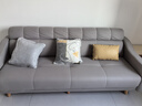 全友家居 北欧简约家具科技布艺直排式沙发客厅三人位小户型沙发床 实拍图
