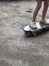迈卡龙S7陆地冲浪板初学者成人儿童专业刷街陆冲板免蹬地大鱼板路冲板 S7-32寸木纹 实拍图