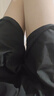 YOOOURTHING冰丝短裤男士夏季薄款潮牌宽松直筒外穿速干沙滩运动休闲五分中裤 黑色 2XL (建议120-140斤) 实拍图
