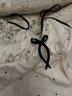 浪莎吊带睡裙女夏季舒适女士小性感法式花边短裙带胸垫夏天波点睡衣 实拍图