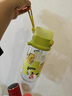 babycare儿童水杯夏季吸管杯学饮杯免拧户外运动直饮幼儿园上学水壶-青色 实拍图