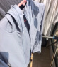 京东京造【面部全防晒】UPF300+防晒衣原纱防晒服透气外套夏季男女浅灰2XL 实拍图