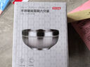 京东京造 儿童碗饭碗 304不锈钢幼儿园宝宝专用碗盘餐具分格托盘 350ml 实拍图