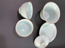苏氏陶瓷（SUSHI CERAMICS）汝窑开片马蹄三才盖碗带两功夫茶杯简装平价款 实拍图