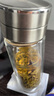 希诺双层玻璃杯男家用商务办公泡茶杯子过滤车载水杯XN-9302 345mL 实拍图