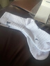 安德玛（Under Armour）篮球袜子 运动袜男女 跑步羽毛球防臭袜中筒棉袜 组合色L码三双装 实拍图