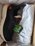 斯凯奇（Skechers）夏季男鞋新款轻便一脚蹬透气网面休闲运动跑步鞋百搭慢跑鞋 海军蓝色/橘色/210281-NVOR 41 实拍图