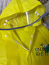 牧萌儿童雨衣带书包位男童女童加长全身学生雨披 黄色恐龙拉链款 3XL 实拍图