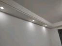 雷士（NVC） led射灯防眩铝材射灯天花灯服装店背景墙展厅嵌入式孔灯走廊灯 力荐-5W三色 漆白 开孔75-85mm 实拍图