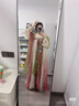 十三余小豆蔻儿[佩玉春风]刺绣粉色裙子印花对襟衫唐制汉服女原创 齐胸裙 S 实拍图