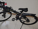 凤凰（Phoenix）折叠自行车成人男款山地车12岁到18岁变速单车骑行运动软尾土坡车 折叠双避震【密封全轴承】钢架/辐条轮肖黑 27.5寸-24速【身高168-198cm】 实拍图