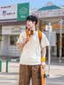 fingercroxxit纯棉短袖t恤男2026夏季简约高级感休闲百搭情侣半袖 白 L 实拍图