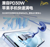 品胜双头typec数据线弹簧伸缩充电线PD60W车载Carplay适用苹果iPhone16/15手机华为联想小米笔记本电脑 实拍图