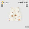 童泰（TONGTAI）婴儿马甲春秋纯棉宝宝衣服儿童家居服内衣男女童上衣开衫背心 橘色 66 cm 实拍图