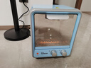 考啦（Koolla）家用迷你蒸烤箱小型mini微蒸烤一体机多功能11L烘焙蛋糕宿舍热菜不占地立式小烤箱 胭粉蓝 11L 实拍图
