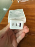 绿联氮化镓充电器头三口35W多口快充头适用苹果iPhone16/15ProMax/14/13华为三星手机USB/双Type-C插头 实拍图
