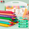 晨光(M&G)文具36色易可洗双头水彩笔 儿童幼儿园三角杆 脸彩涂鸦画笔 美术绘画QCP901CK生日礼物 实拍图