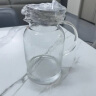 青苹果耐热玻璃水壶 可明火直烧凉水壶冷水壶花茶壶泡茶围炉煮茶壶1.6L 实拍图