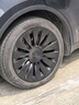 适用特斯拉modely19寸轮毂盖新款直边轮毂特斯拉太阳神款轮毂盖 老款Y 光面哑黑4个+黑T标+对称款 实拍图