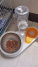 汪野君养猫新手全套用品猫砂盆套装喂食喂水器绒布猫窝猫玩具组合十件套 实拍图