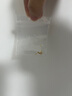 御邪定价足金999蹦迪珠黄金2MM散珠硬金爆闪DIY手串散金子 2mm蹦迪珠：约0.03g 实拍图