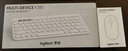 罗技（Logitech）时尚系列K380蓝牙键盘 无线键盘Mac笔记本平板IPAD电脑静音键盘安卓手机多设备超薄家用巧克力按键 芍药白 实拍图