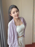 棉客诚品吊带背心女带胸垫美背内衣文胸一体裸感冰丝可外穿抹胸 象白牙M 实拍图