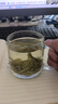 乐美雅家用泡茶玻璃杯透明观山带把茶杯耐热水杯果汁杯扎啤杯 诺卡380ml【杯+盖】 实拍图