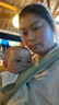 爱源美（aiyuanmei）背带婴儿腰凳前后坐凳四季多功能轻便前抱式宝宝抱娃神器外出简易 浅绿色 组合款 实拍图