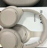 索尼（SONY） WH-1000XM4 头戴式无线耳机 蓝牙降噪耳机 网课游戏适用耳麦礼物送男女友学生 铂金银 实拍图