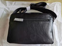 稻草人男士单肩包商务休闲斜挎包竖款大容量手机旅行时尚潮流小胸包 黑色-02182210 实拍图