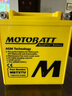 MOTOBATT摩托车电瓶适用本田500CM300 CB190CB400X/F NS125LA YTX7L-BS 实拍图