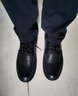 奥康（Aokang）男鞋休闲皮鞋男商务正装时尚男士青年系带软底牛皮鞋黑43码 实拍图