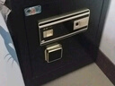 虎牌投币式保险柜办公家用保管柜酒店超市收银保管箱 80cm-顶投币 尊贵黑 指纹密码款 实拍图