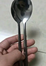 【爆品】多支装食品级不锈钢勺子高颜值儿童韩式长柄勺拌饭汤匙 不锈钢韩式勺【2支装】 实拍图