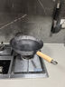 吉川（YOSHIKAWA）日本原装进口COOK-PAL錬高纯铁窒化氮化铁锅 30cm 炒锅无涂层炒锅不易粘锅 燃气电磁炉通用 实拍图