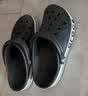 卡骆驰（CROCS）洞洞鞋贝雅卡骆班男鞋夏新款户外平底拖鞋沙滩鞋涉水鞋凉鞋205089 黑色/白色/正码正拍/拍前联系客服 43-44 (280mm) M10W12 实拍图