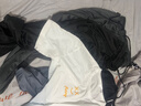 佐尚鸟休闲裤子男夏季冰丝速干工作耐磨耐脏运动阔腿跑步直筒男裤 黑色+深灰 4XL -建议165-180斤左右 实拍图