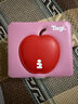 Tagi.苹果压缩饼干创意双层首饰盒小众可爱收纳盒带镜子便携-粉色苹果  实拍图