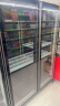 维仕美(VVMAX)展示柜冷藏网红啤酒柜超市便利店冰箱冰柜商用酒吧酒水保鲜柜全屏冷饮柜回弹门饮料柜 加大双门款（1260*600*1830） 无边框门款+变频节能+镀膜防雾 实拍图