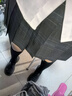 麓格立JK制服套装百褶短裙女学院风收腰短袖衬衫格裙套装两款蝴蝶结随机 白色短袖+碳灰短裙【套装】 L 实拍图