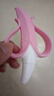 努比（Nuby）喂养用品 婴儿牙胶宝宝牙齿安抚牙咬胶玩具3/6个月可咬可水煮 粉色香蕉牙胶 1只装 实拍图