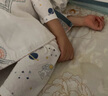 红豆儿童睡衣男女童春夏薄款纯棉家居服套装长袖裤空调服J3115白色120 实拍图