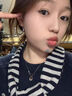 DAISY DREAM玫瑰的故事刘亦菲同款耳环女2025年新款欧美大圆圈耳圈气质耳饰品 【3CM】素圈耳环 实拍图
