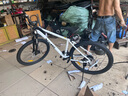 喜德盛（xds）山地自行车黑客380避震前叉21速变速X6铝合金车架 白/黑色 17寸（建议身高165-180） 实拍图
