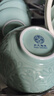苏氏陶瓷 SUSHI CERAMICS 青瓷套装餐具花开富贵25头陶瓷盘碗礼盒装 实拍图