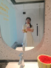丹珠娜（DanZhuNa）新中式连衣裙女装2025夏季新款气质改良国风少女旗袍改良裙子夏天 杏绿色（无饰品） M 实拍图